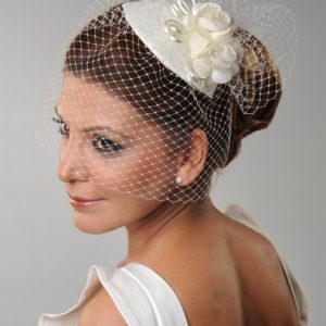 014 ÇİÇEKLİ NİKAH ŞAPKASI - Görsel 1