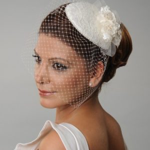 019 DANTELLİ TÜLLÜ NİKAH ŞAPKASI - Görsel 2