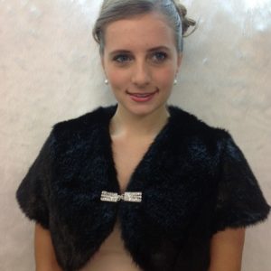 B006 SİYAH ÇEPKEN  BOLERO - Görsel 1