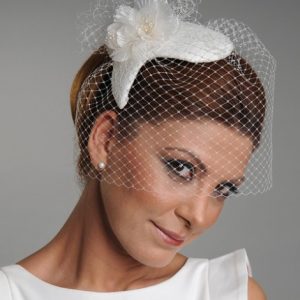 043 TÜLLÜ GELİN SAÇ AKSESUARI - Görsel 2