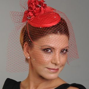 053 KIRMIZI SAÇ AKSESUARI - Görsel 1