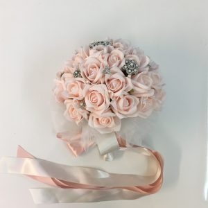 001 TAŞLI GELİN EL BUKETİ - Görsel 4