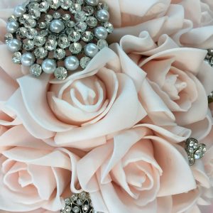 001 TAŞLI GELİN EL BUKETİ - Görsel 3