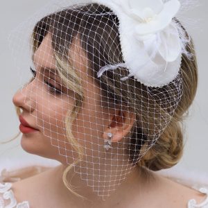 Gelin Kep, Vualet, Şapka, Nikah ve Dış Çekim Şapkası - Görsel 2