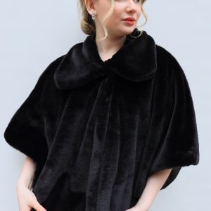 Gelin Etol, Siyah Uzun Pelerin - Görsel 1