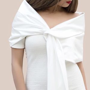 B028 SATEN BOLERO - Görsel 1