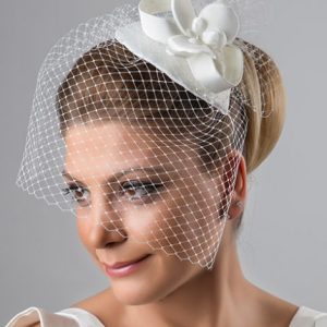 061ORKİDELİ NİKAH ŞAPKASI - Görsel 2