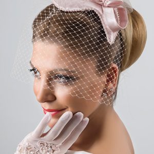 073 PUDRA RENGİ KEP VE ELDİVEN - Görsel 1