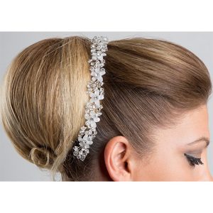 GT 046 KRİSTALLİ GELİN SAÇ AKSESUARI - Görsel 3