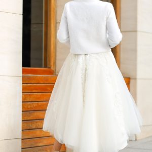 Gelin Etol Tay Uzun Kol Beyaz - Görsel 2