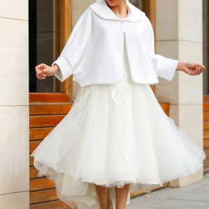 Gelin Etol Tay Ceket Beyaz - Görsel 1