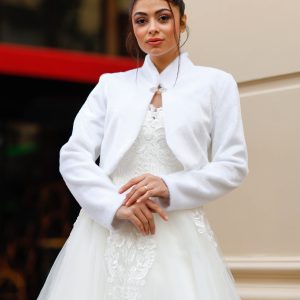 Gelin Etol Tay Ceket Beyaz - Görsel 1