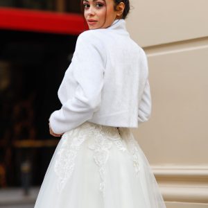 Gelin Etol Tay Ceket Beyaz - Görsel 2