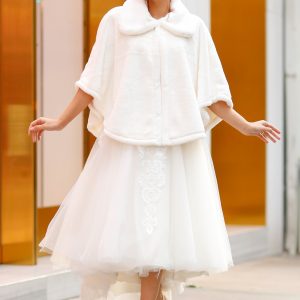 Gelin Etol Kürk Pelerin - Görsel 1