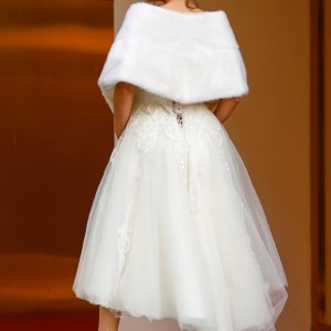 Gelin Etol Kürk Pelerin - Görsel 3