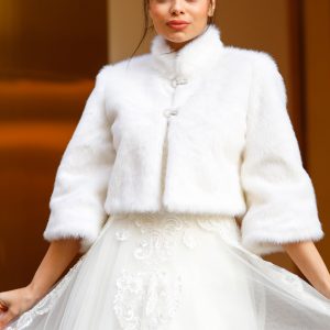 Gelin Etol Kürk Ceket - Görsel 1