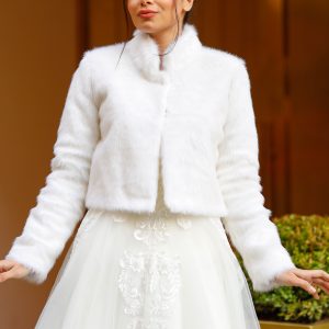 Gelin Etol Kürk Ceket - Görsel 2