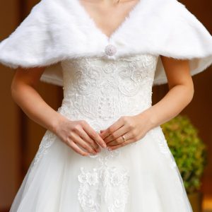 Gelin Etol Kürk Pelerin - Görsel 2