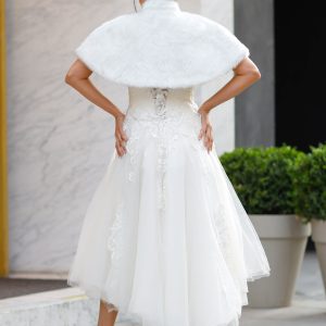 Gelin Etol Kürk Pelerin - Görsel 3