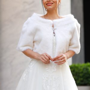 Gelin Etol Kürk Ceket - Görsel 2