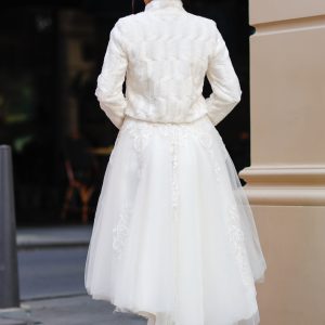 Gelin Etol Kürk Ceket - Görsel 4