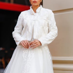 Gelin Etol Kürk Ceket - Görsel 2