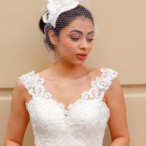 Gelin Kep, Vualet, Şapka, Nikah ve Dış Çekim Şapkası - Görsel 4