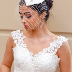 Gelin Kep, Vualet, Şapka, Nikah ve Dış Çekim Şapkası - Görsel 1