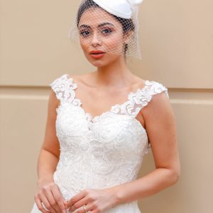 Gelin Kep, Vualet, Şapka, Nikah ve Dış Çekim Şapkası - Görsel 2