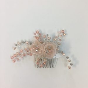 009 PUDRA KRİSTALLİ VE İNCİLİ TARAK - Görsel 1